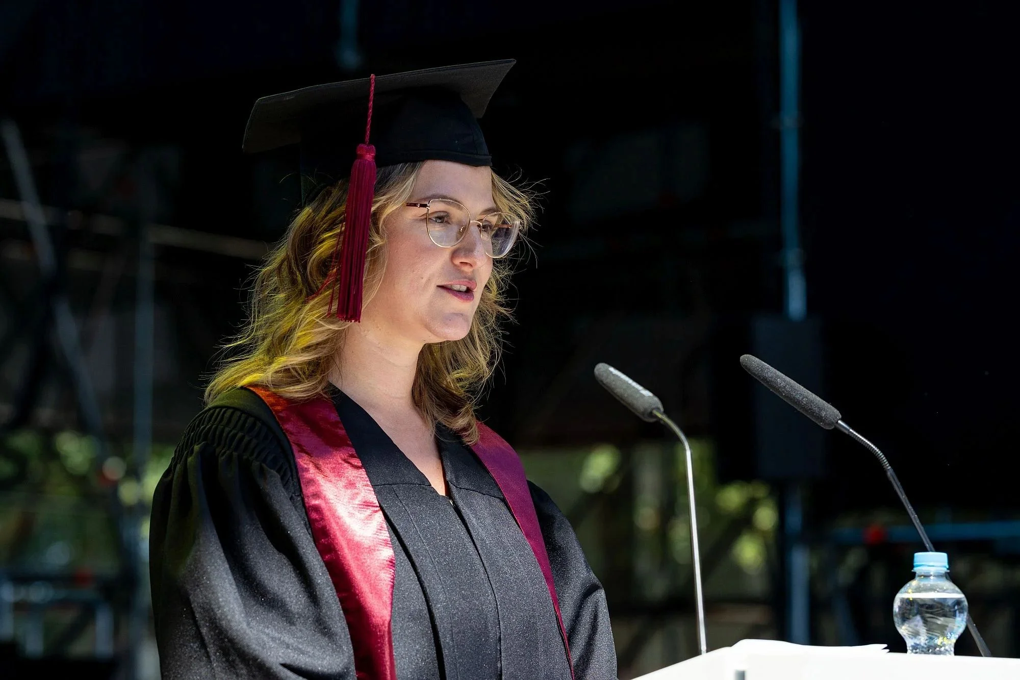 Absolventin und ehemalige Deutschlandstipendiatin Franziska Munz von der Evangelisch-Theologischen Fakultät