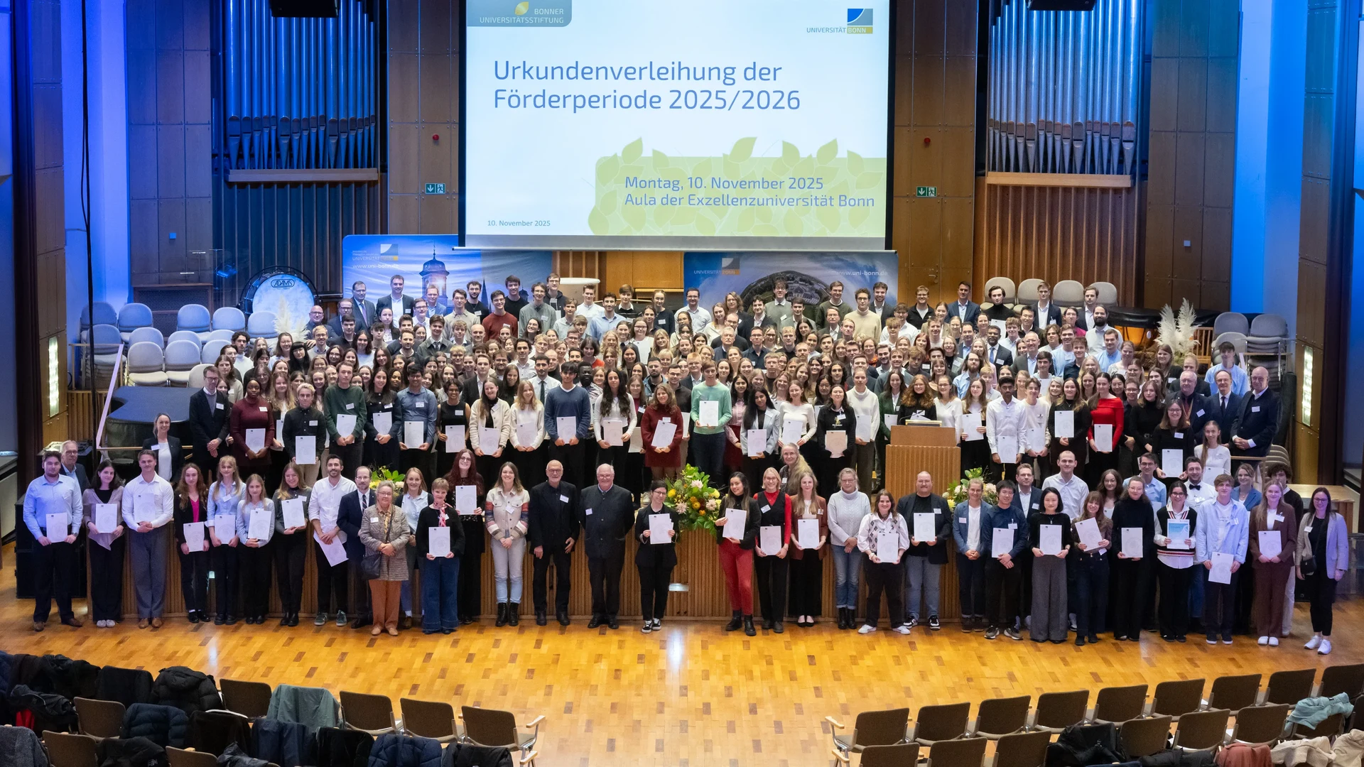 Urkundenverleihung Deutschlandstipendium 2025/26