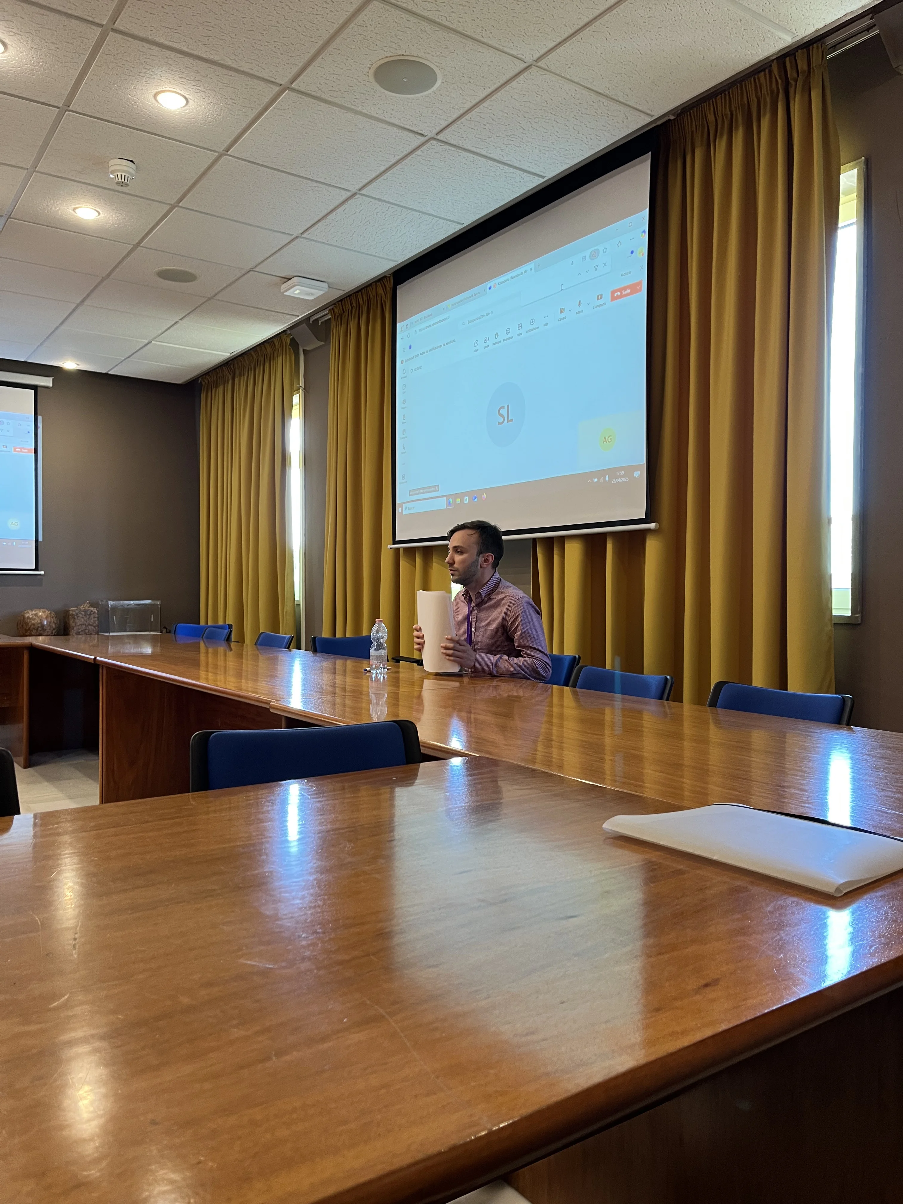 Herr da Rosa stellte auch sein eigenes Abstract vor - und erhielt dazu inspirierende Rückmeldungen