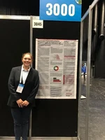 Anne Schröder bei ihrer ersten Präsentation auf einer internationalen Konferenz